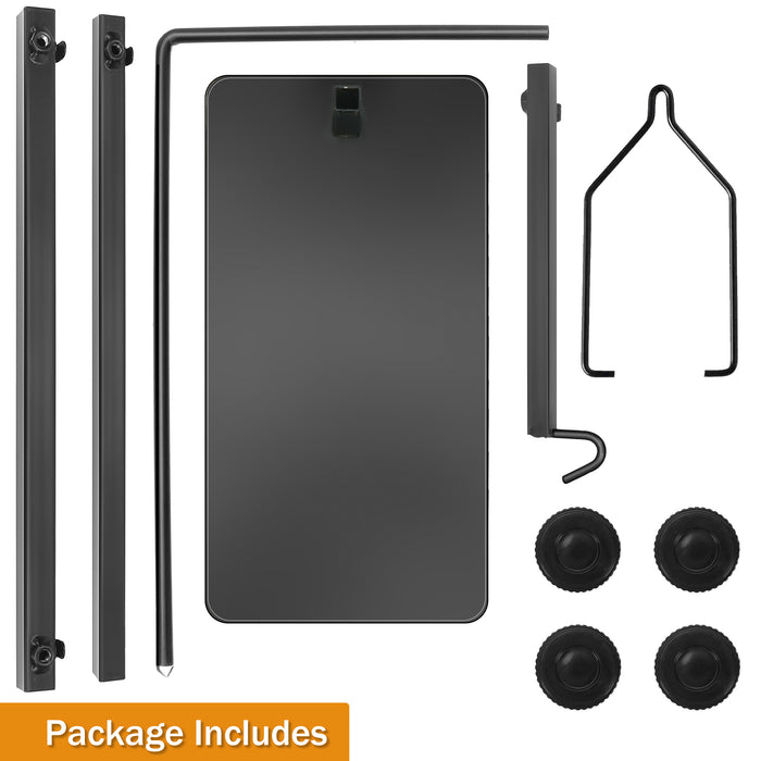 NEPTONION Reptile Domes Stand, Adjustable Heat Lamp Stand Fixture for Terrarium , Metal Basking Lamp Holder, Suitable for All Reptile Domes Lamp