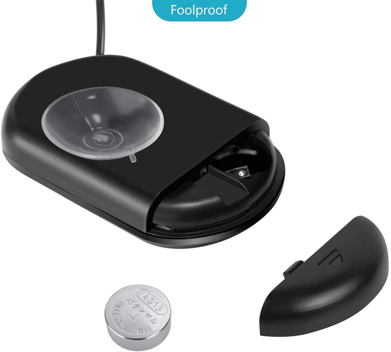 Neptonion Aquarium Thermometer LCD Digital Aquarium Thermometer with Suction Cup Fish Tank Water Terrarium Temperature for Fish and Reptiles Like Lizard and Turtle