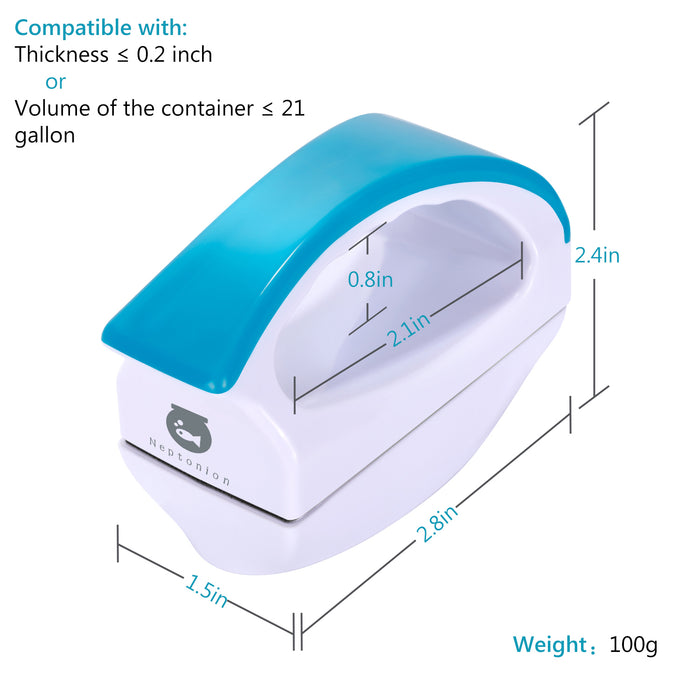 Neptonion Magnetic Aquarium Fish Tank Glass Algae scrapers Glass Cleaner Scrubber Clean Brush [Floating,Scratch-Free,Non-Slip,magnetizing]